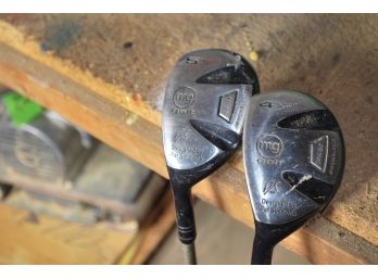 Lot Of Two Left Handed Spaulding Wood Drivers-68