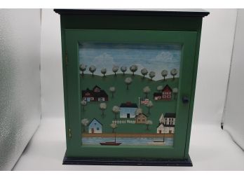 Folk Art Cabinet-282