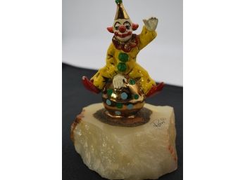 Highly Collectible Ron Lee Clown Figure-182