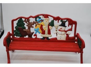 Decorative Christmas Bench-7