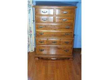 Fine Tall Maple Chest 186