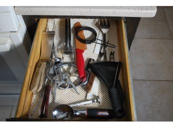 Drawer Full Of Kitchen Utensils-268