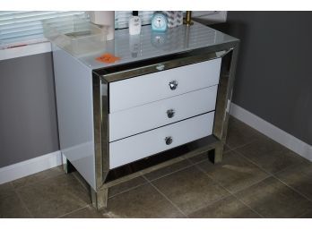 Acrylic Finished Mirrored Cabinet-69