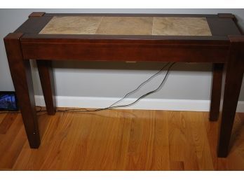 Console Table With Tile Top-2