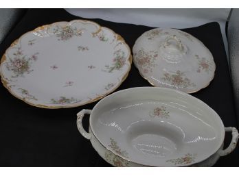 Haviland Limoges Platter And Covered Dish-34