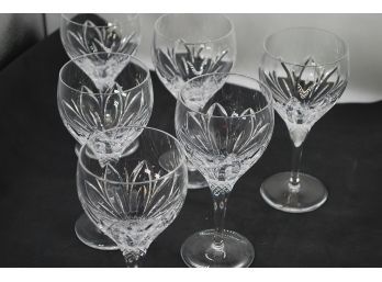 6 Piece Of Atlantis Crystal Wine Glasses-16