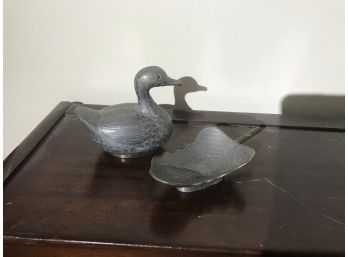 Two Pieces Asian Pewter 28