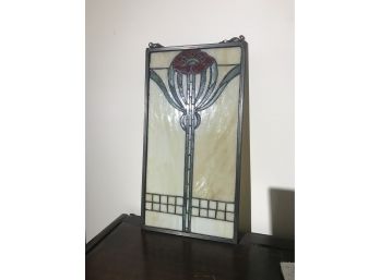 Poppy Leaded Glass Window 49