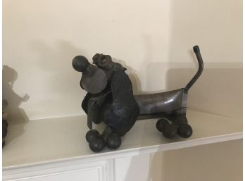 Metal Dog Sculpture 11