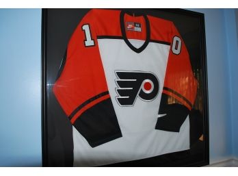 Framed Philadelphia Flyer Game Jersey #10-157