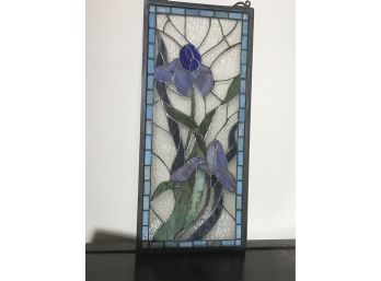 Iris Leaded Glass Window 48