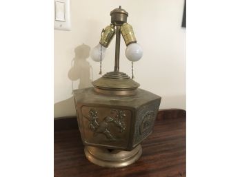 Asian Brass Lamp 72