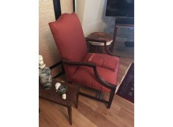 Lolling Chair Newly Upholstered 80