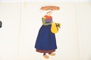 3 Vintage Pochoir French Fashion Prints Illustration Photolithography Stencil Regional Costume