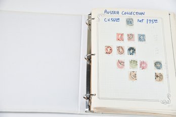 Large Austrian Stamp Binder Collection 1850's And Onward SKU26