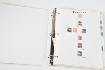 Ecuadorian Stamp Binder Collection SKU34