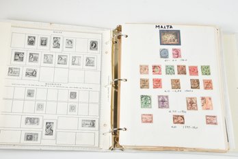 Italy Malta Roman States Trieste Stamp Binder Collection SKU38