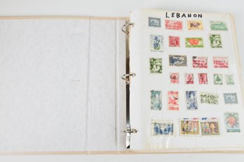 Switzerland & Lebanon Stamp Binder Collection SKU41