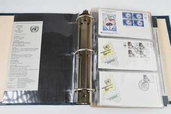United Nations First Day Cover Binder 1986-1988 SKU55