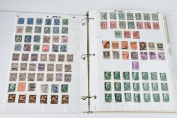 Italy, Monaco, Africa, Ethiopia, Ionian Islands, Crete Cyprus & More Stamp Binder Collection SKU59