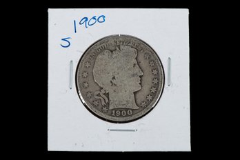 1900 S Barber Half Dollar Coin SKU 51