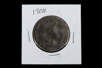 1906 Barber Half Dollar Coin SKU 61