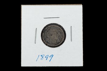 1899 Barber Dime Coin SKU 64