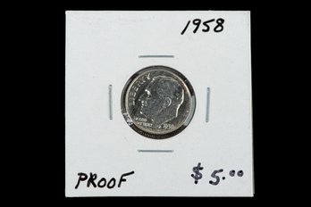 1958 Proof Dime SKU 134