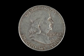 1961 Ben Franklin Half Dollar SKU 138