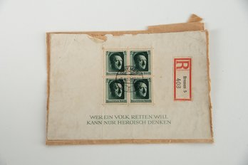 Germany Stamp Hitler Block Of 4 From Block 1937