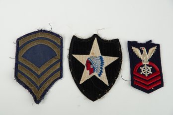 Lot Of Vintage Military Patches WWII