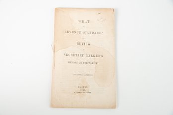 Report On The Tariff By Nathan Appleton BOSTON: 1846