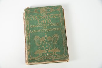 Antique Book The Enchanted Land: Tales Told Again Louey Chisholm W/ Pictures By Katharine Cameron