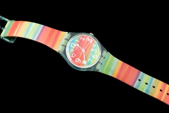 Rainbow Swatch Watch