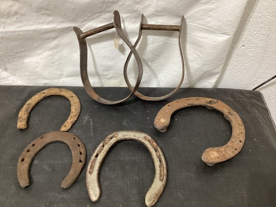 Horse Shoes And Stirrups