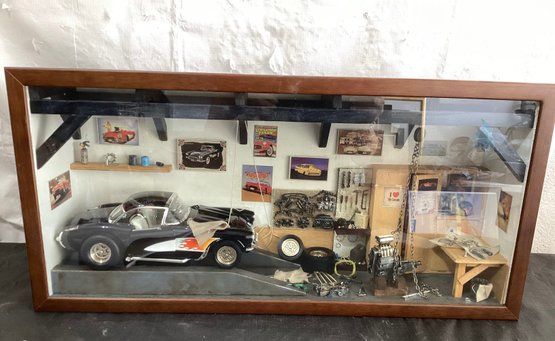 Danbury Mint 1957 Corvette Street Machine Diorama