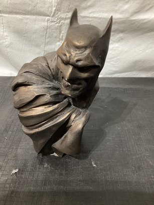 Wood Carved Batman Bust  A.b. 05