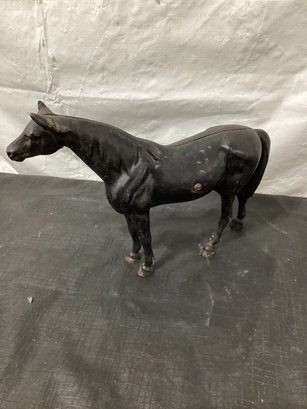 Vintage Cast Iron Horse Sculpture