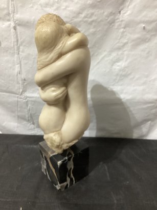 Peggy Mach Lovers Embrace Couple AMR Figural Art Sculpture 1971