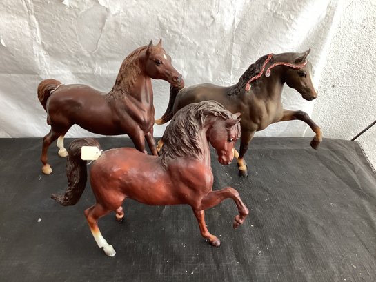 3 Horses, Breyer Morgan , Breyer Tennessee Walking Horse & Breyer Sherman Morgan