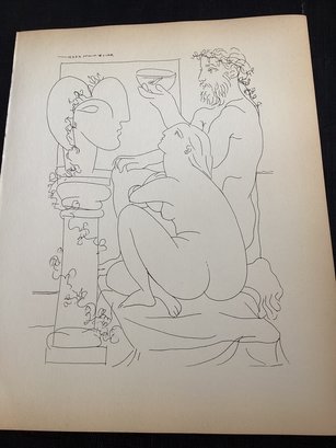 Picasso Vollard Book Plate Etching  Abrams 1956  No. 44