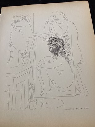 Picasso Vollard Book Plate Etching  Abrams 1956  No. 43