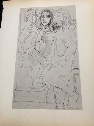 Picasso Vollard Book Plate Etching  Abrams 1956  No 40