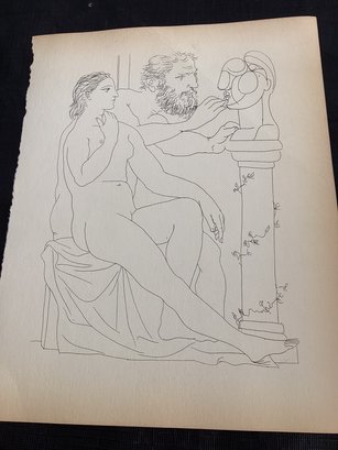 Picasso Vollard Book Plate Etching  Abrams 1956  No 38