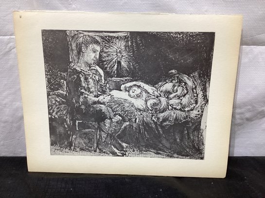 Picasso Vollard Book Plate Etching  Abrams 1956  No. 26