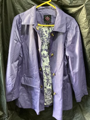 Issac Mizrahi Purple Raincoat