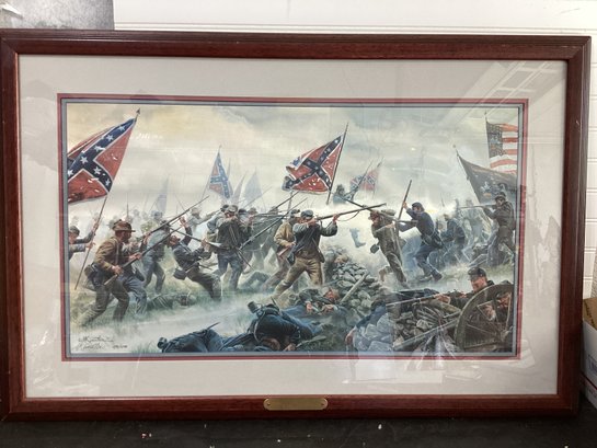 'The High Tide' Gettysburg, July 3, 1863 Mort Knstler  575/1500