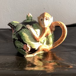 Vintage Fitz And Floyd Monkey Teapot