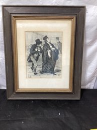 Honore Daumier Print