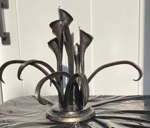 CALLA LILIES Hand Forged Steel Sculpture